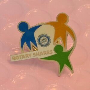 Rotary Lapel Pin 2007 Rotary Shares Enamel Tie Tack Rotary International UNISEX